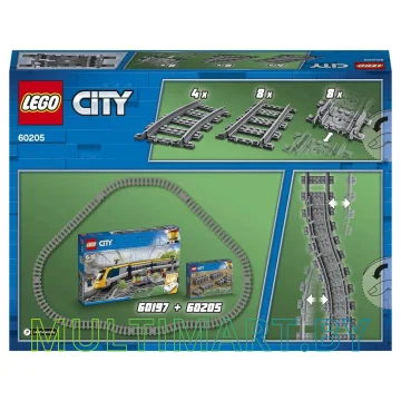Конструктор LEGO City 60205 Рельсы картинка 3